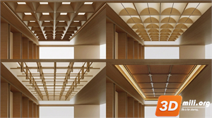 Ceiling Decoration Skp Files